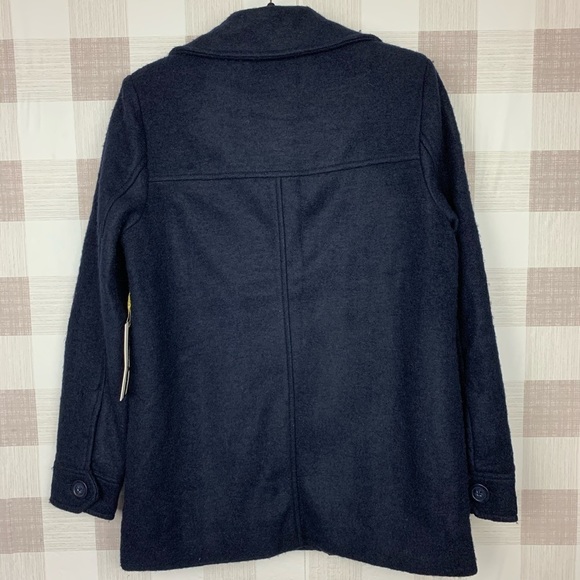 Forever 21 Premium Label Wool Blend Pea Coat Sz M - Picture 3 of 7